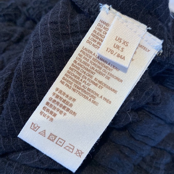 NWT FREE PEOPLE Floral Embroidered Serafina Blouse Top BLACK XS OB993142 - Picture 6 of 9